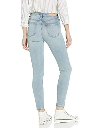 Amazon Brand - Goodthreads Women's Mid-Rise Skinny Jean, Light Stone Wash 27 Short