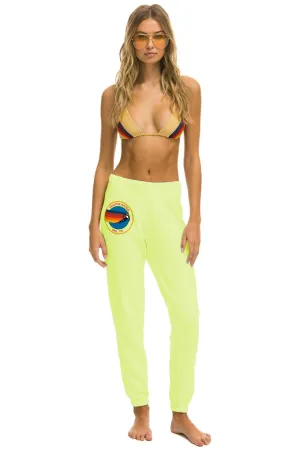 AVIATOR NATION VAIL SWEATPANTS - NEON YELLOW