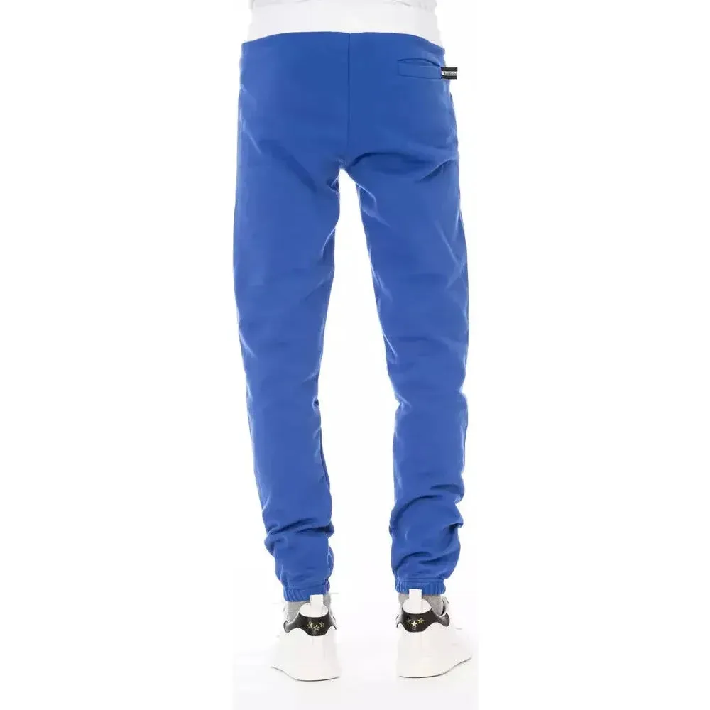 Baldinini Trend Blue Cotton Men Pant