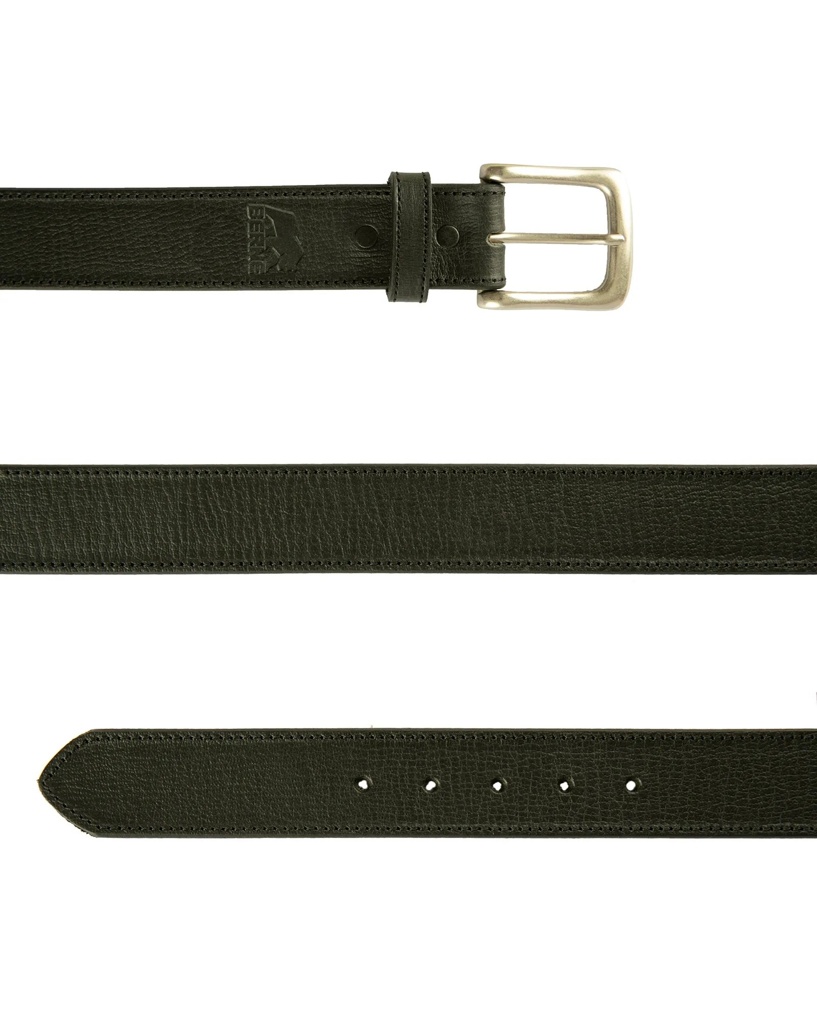 Berne Genuine Pebbled Leather Belt