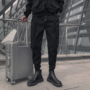 Black Cargo Harem Pants