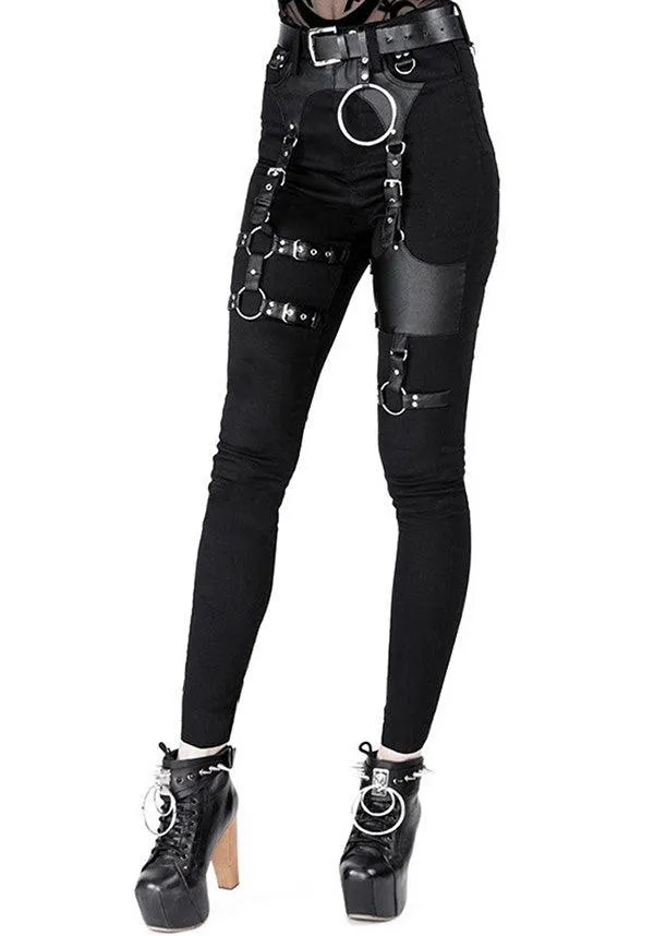 Black Gothic Harness | JEANS