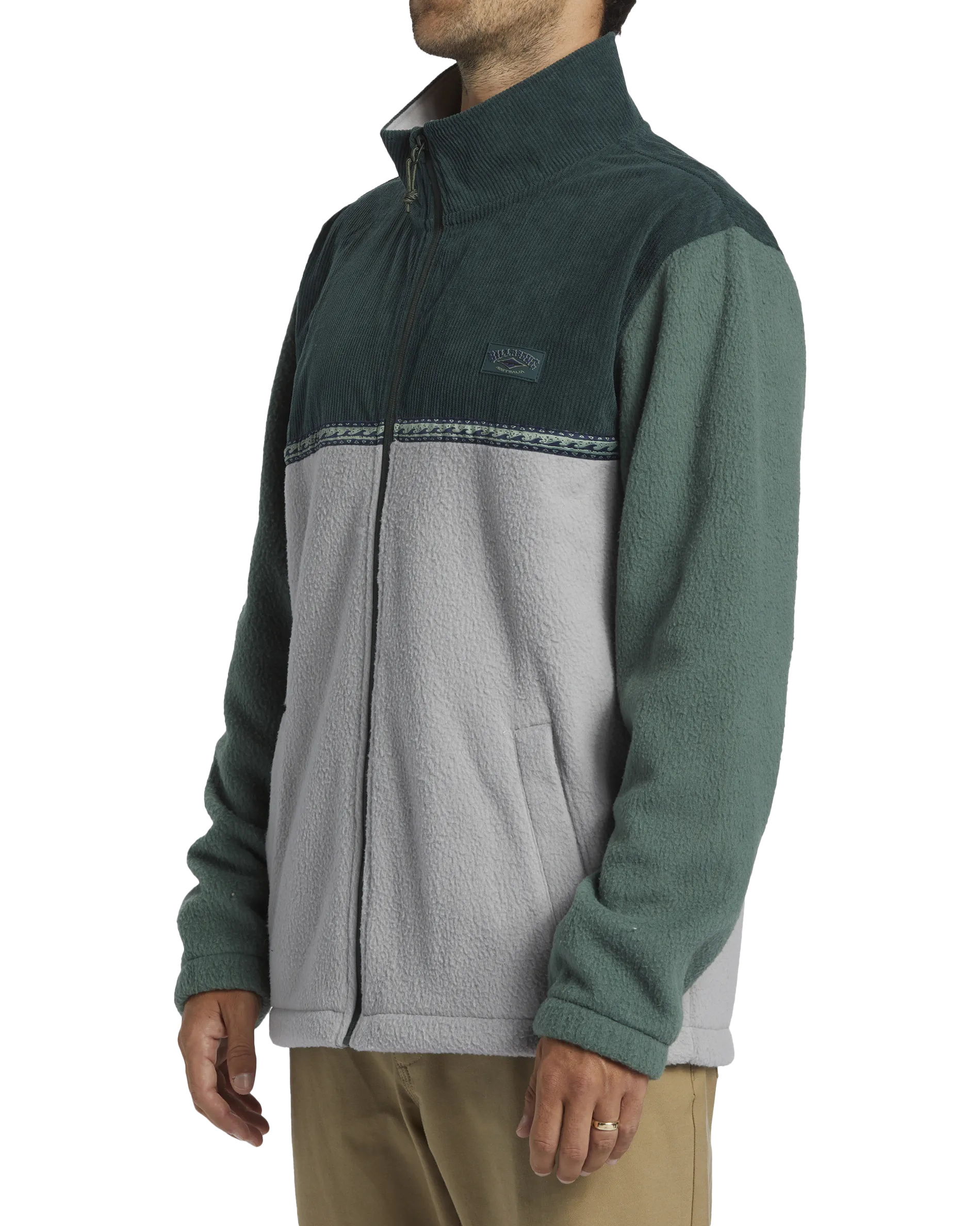 Boundary Trail Zip Fleece Jacket in Forest Green