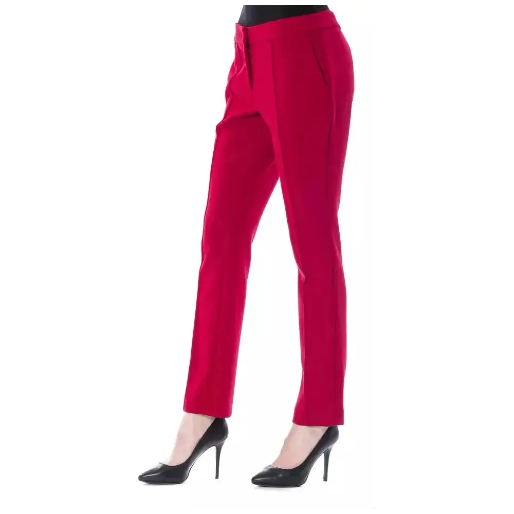 BYBLOS "Fuchsia Polyester Women Pant"