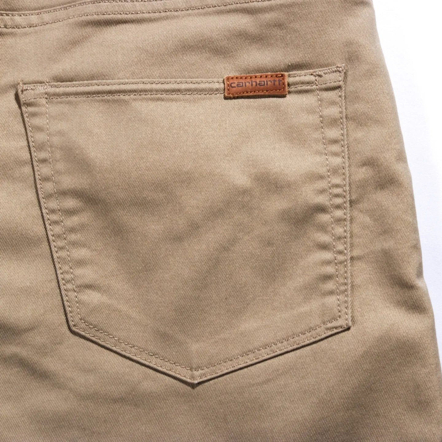 CARHARTT WIP VICIOUS PANT 'LAMAR' STRETCH TWILL LEATHER