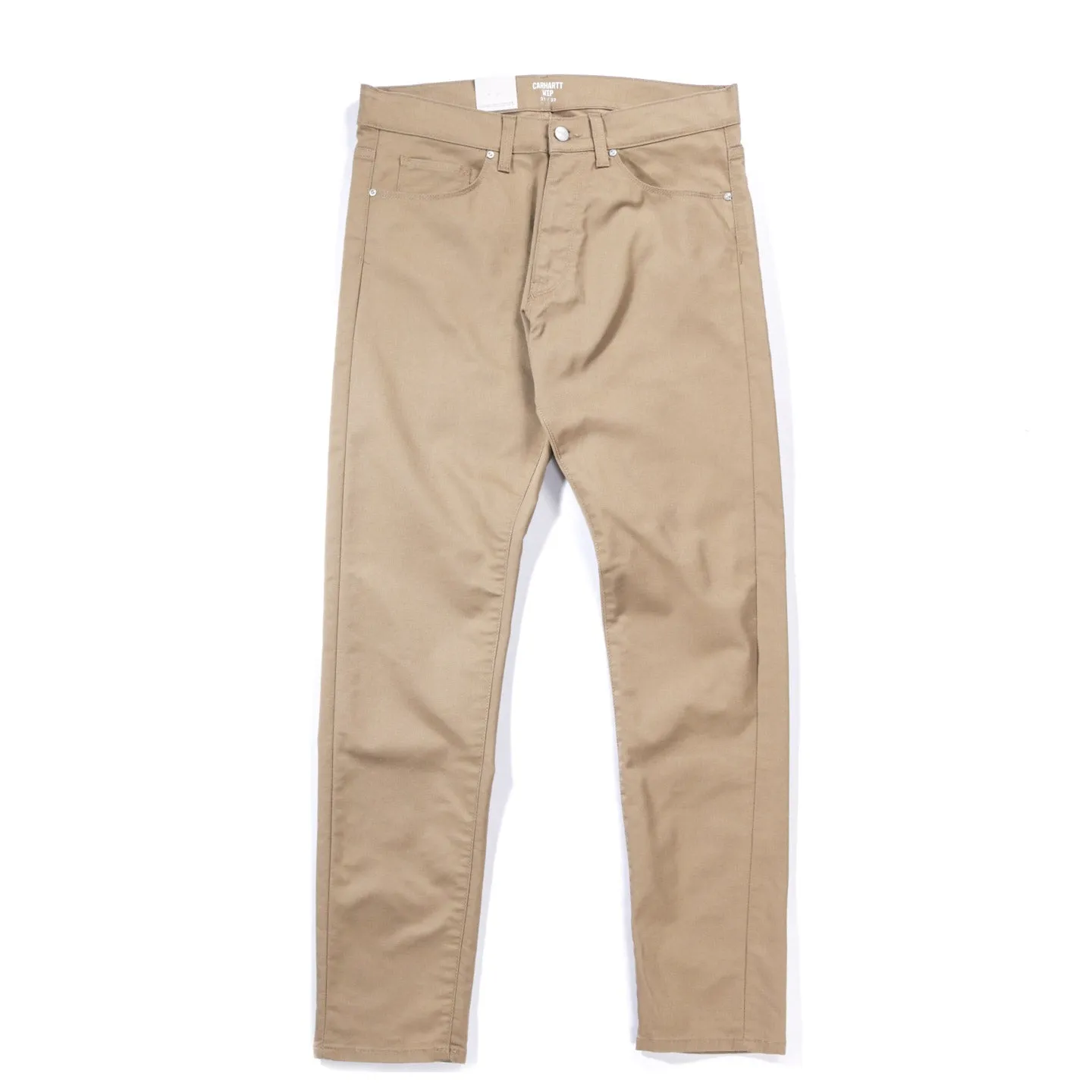 CARHARTT WIP VICIOUS PANT 'LAMAR' STRETCH TWILL LEATHER