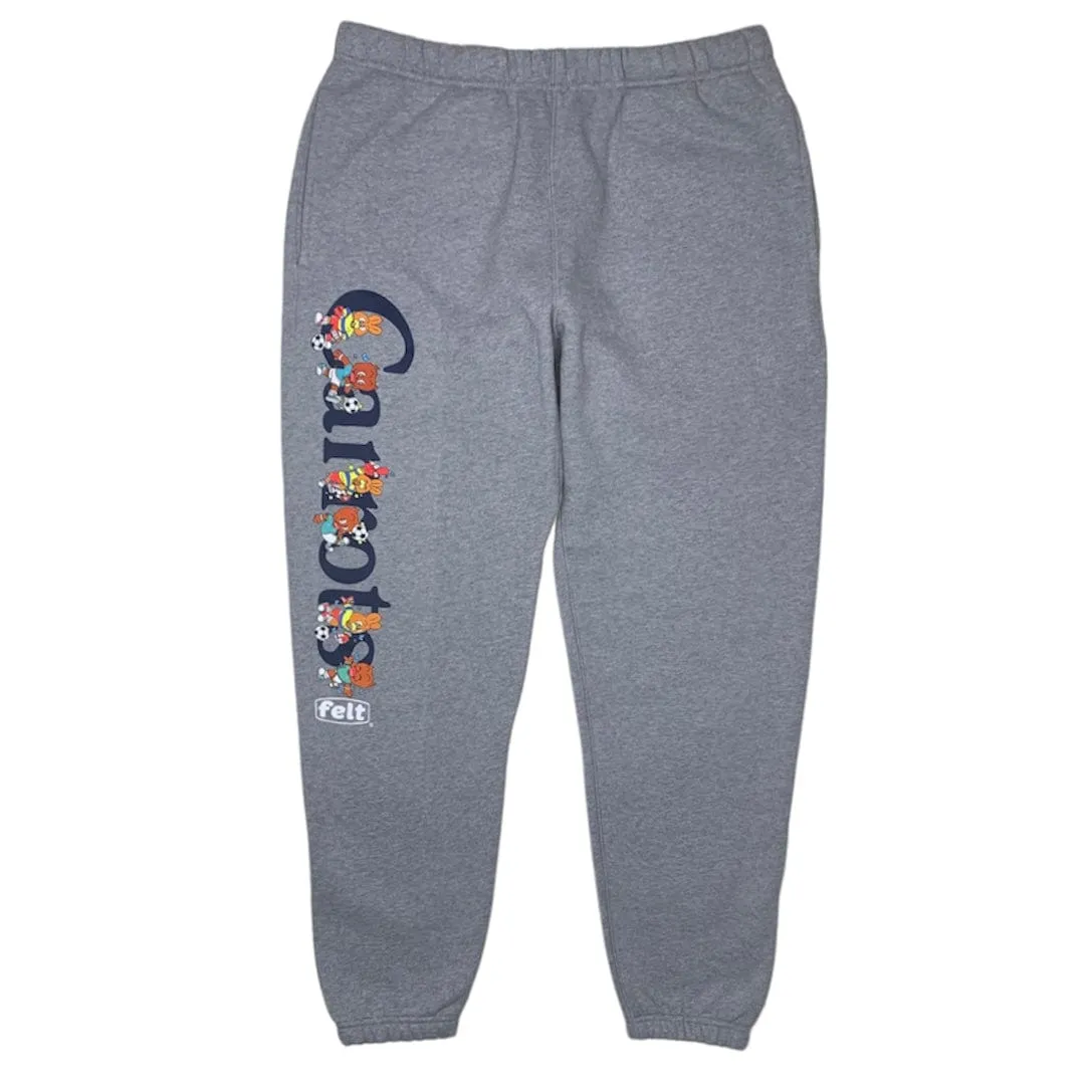 Carrots x Felt Wordmark Sweatpants (Grey) CF-WMSP