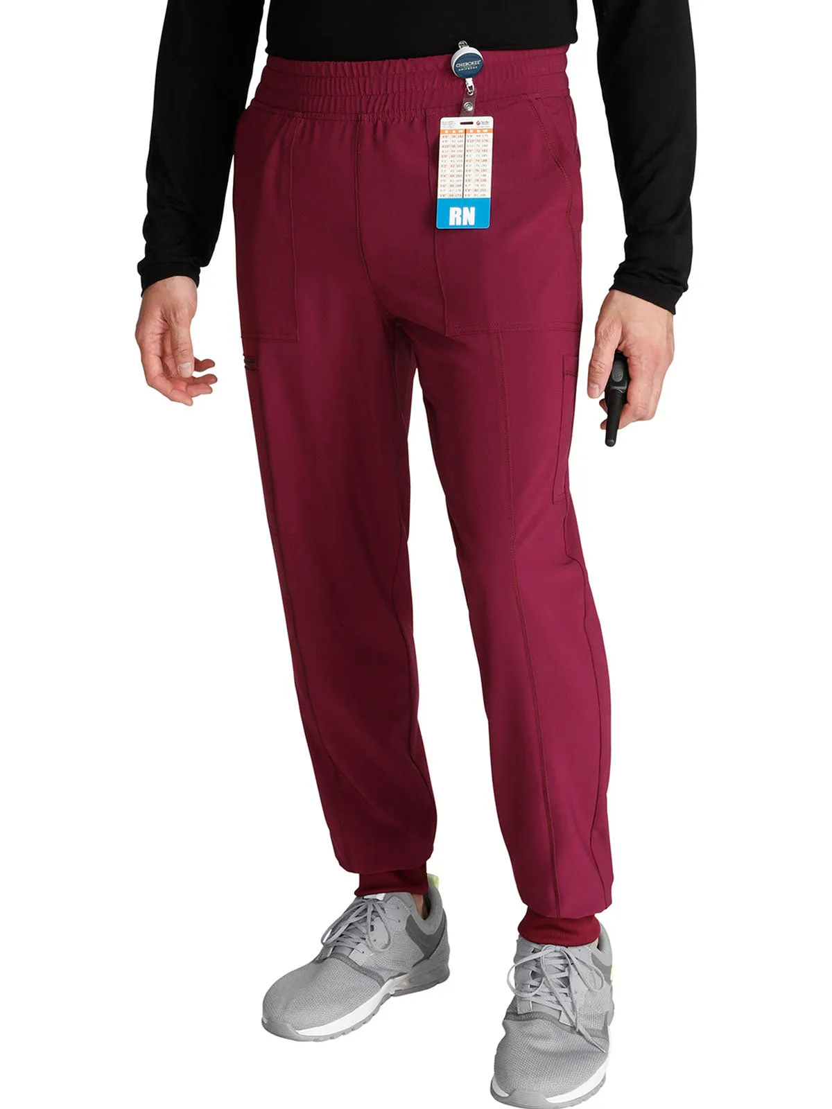 Cherokee -  Men's Mid Rise Jogger Scrub Pant