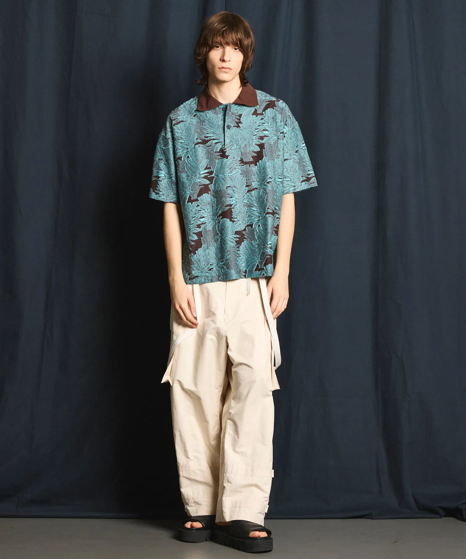 Cotton Nylon Twill Suspender Cargo Pants