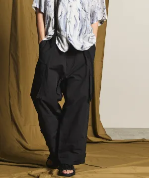 Cotton Nylon Twill Suspender Cargo Pants