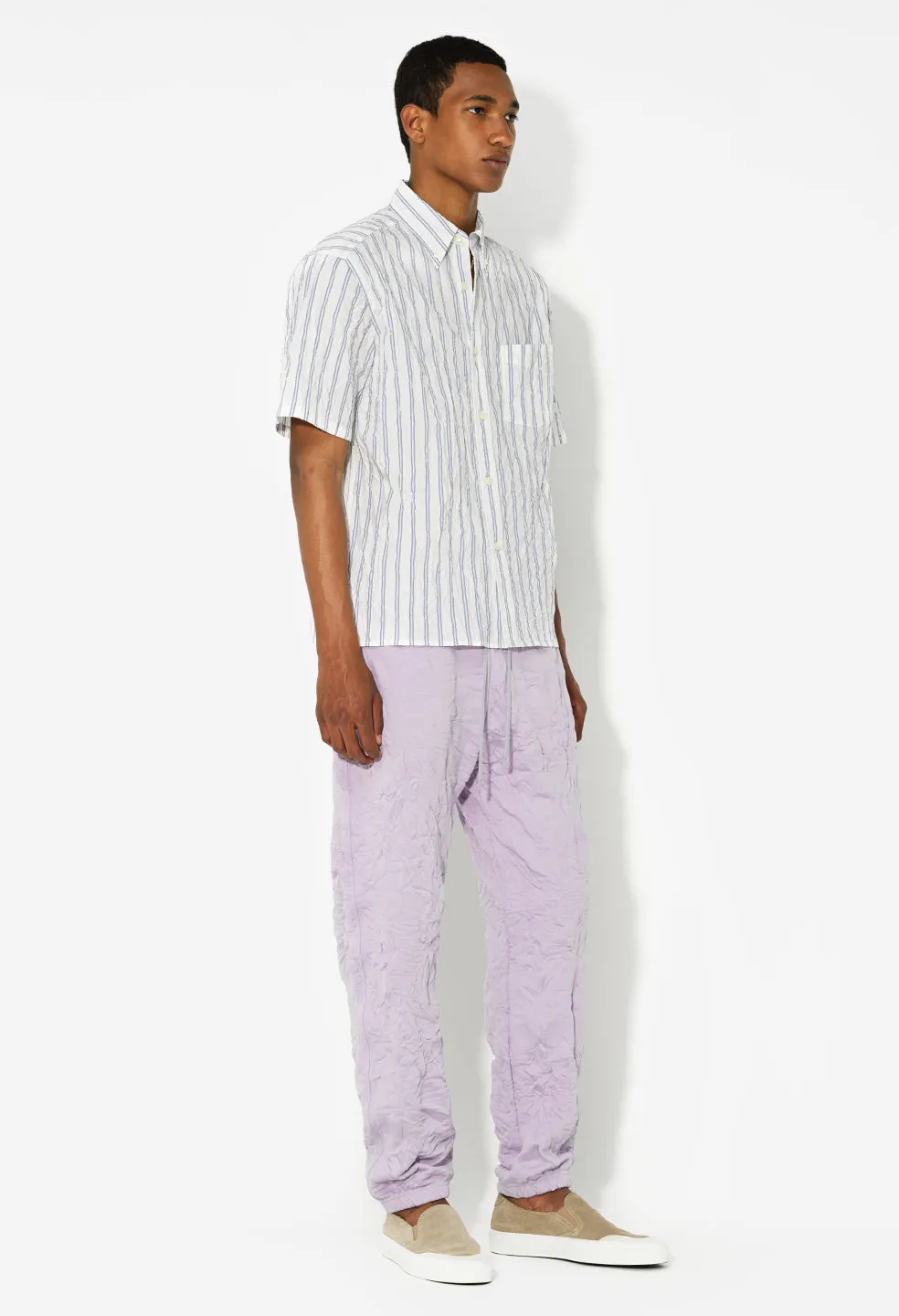 Crinkled Terry Sydney Sweats / Lavender