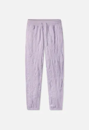 Crinkled Terry Sydney Sweats / Lavender