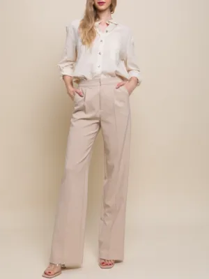 Felicity Classic Trousers - Khaki