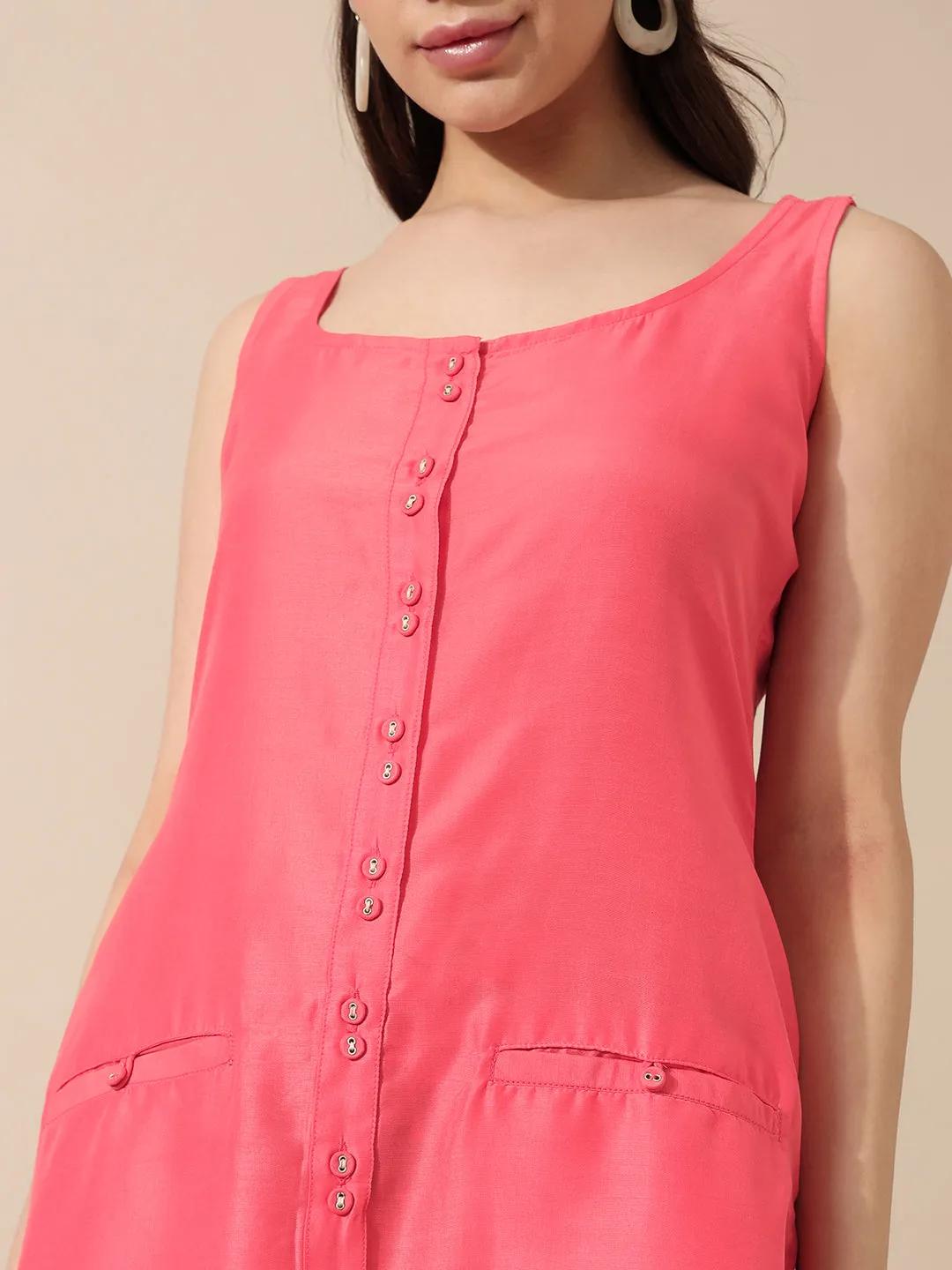 Florette Peach Kurta