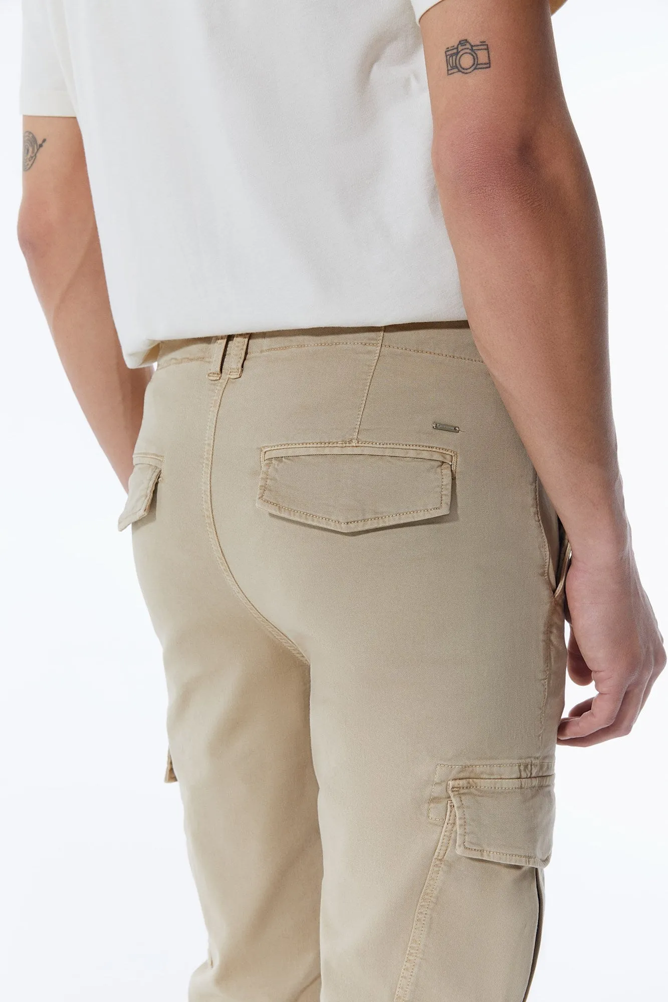 Henk Cargo Pants Sand