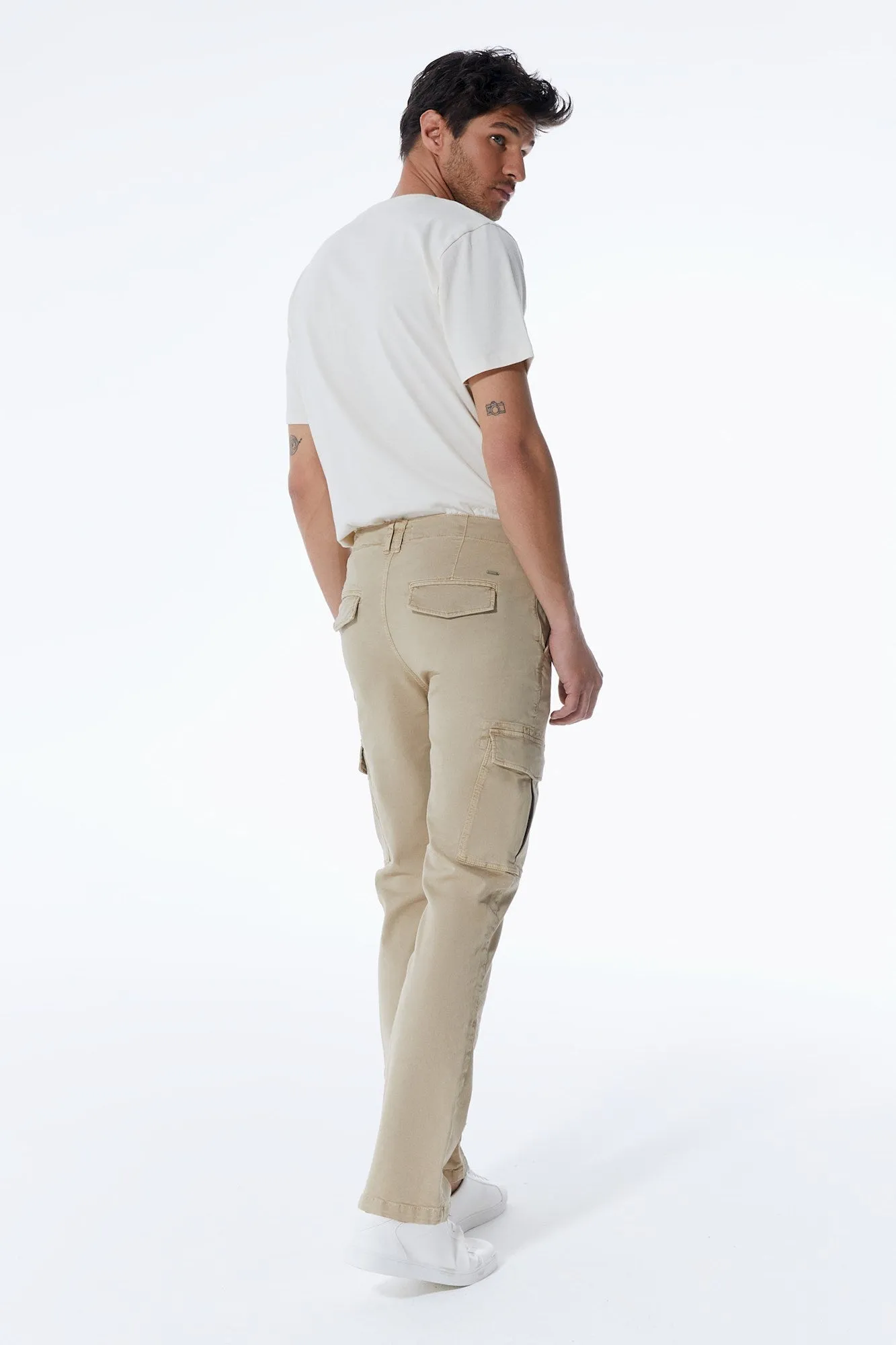 Henk Cargo Pants Sand