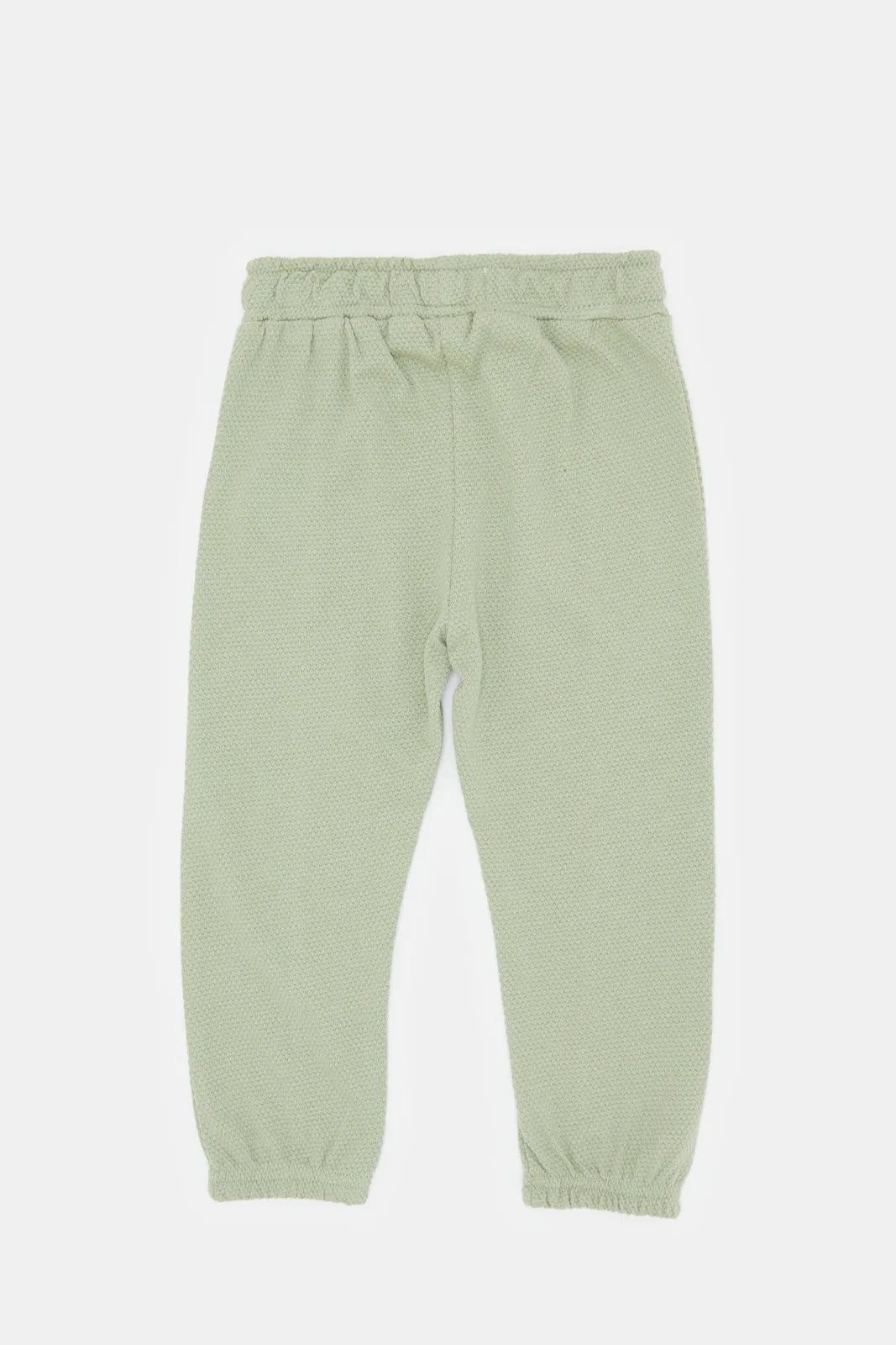 Infant Boys Mint Jacquard Active Pants