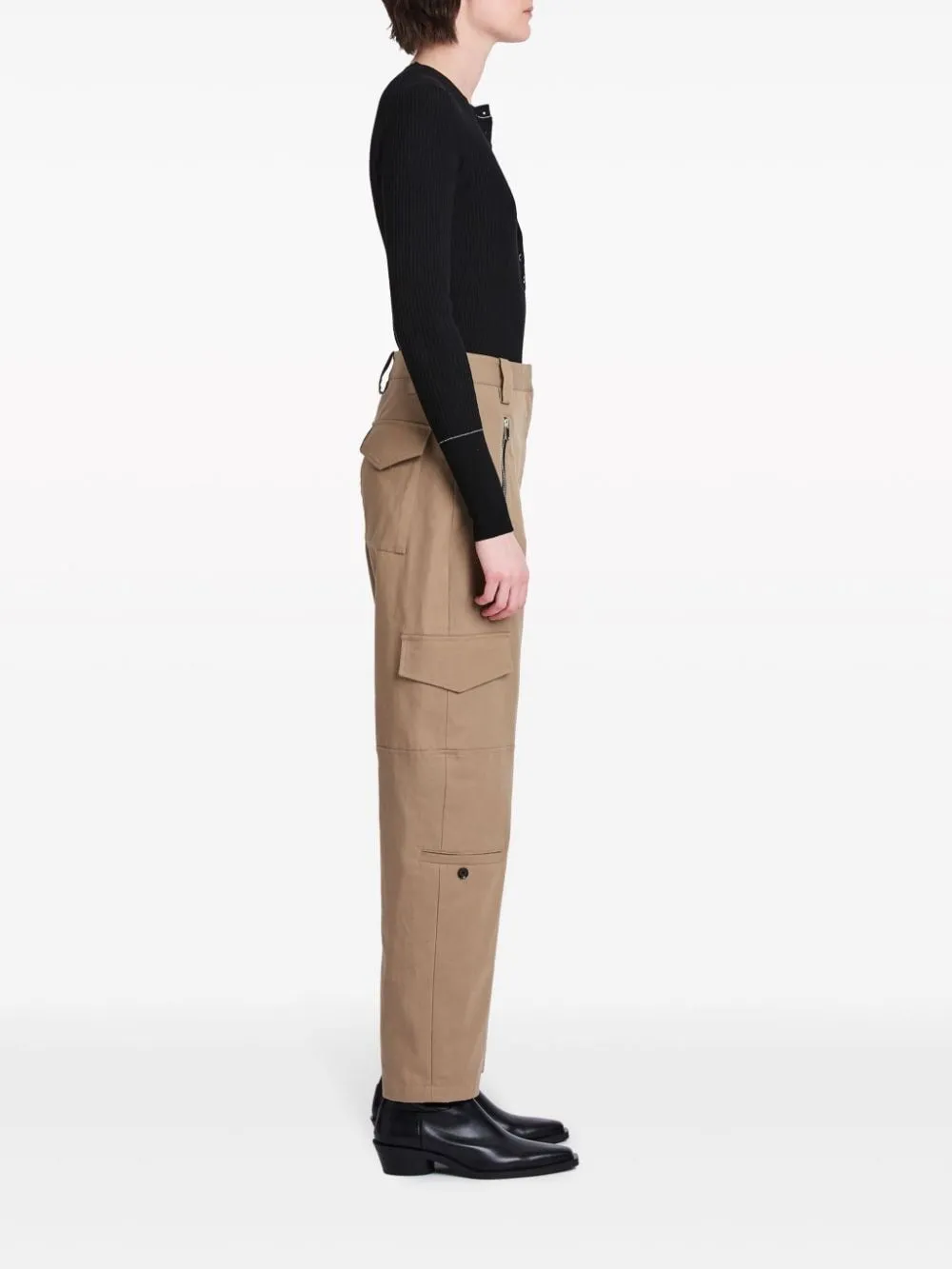 JACKSON SUITING CARGO COTTON TWILL PANTS