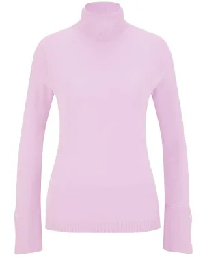 Light Mauve Knit Vinny Turtleneck