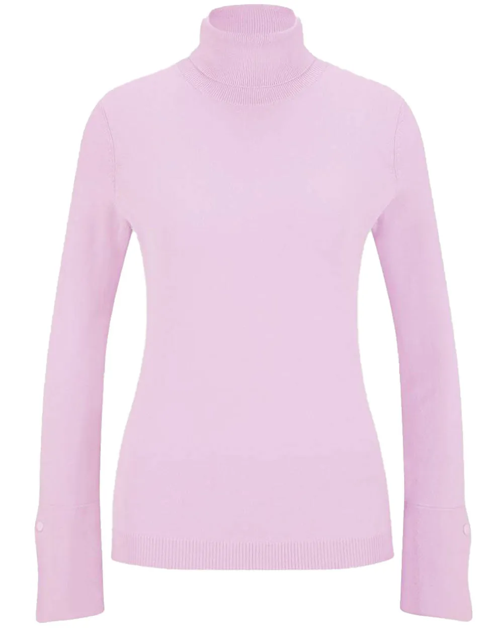 Light Mauve Knit Vinny Turtleneck