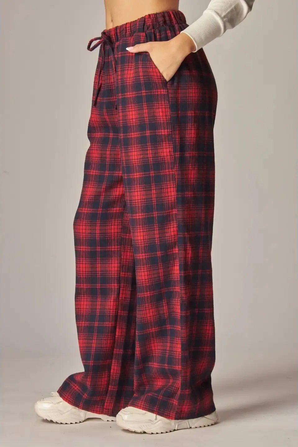 Love Poem Plaid Pajama Pants