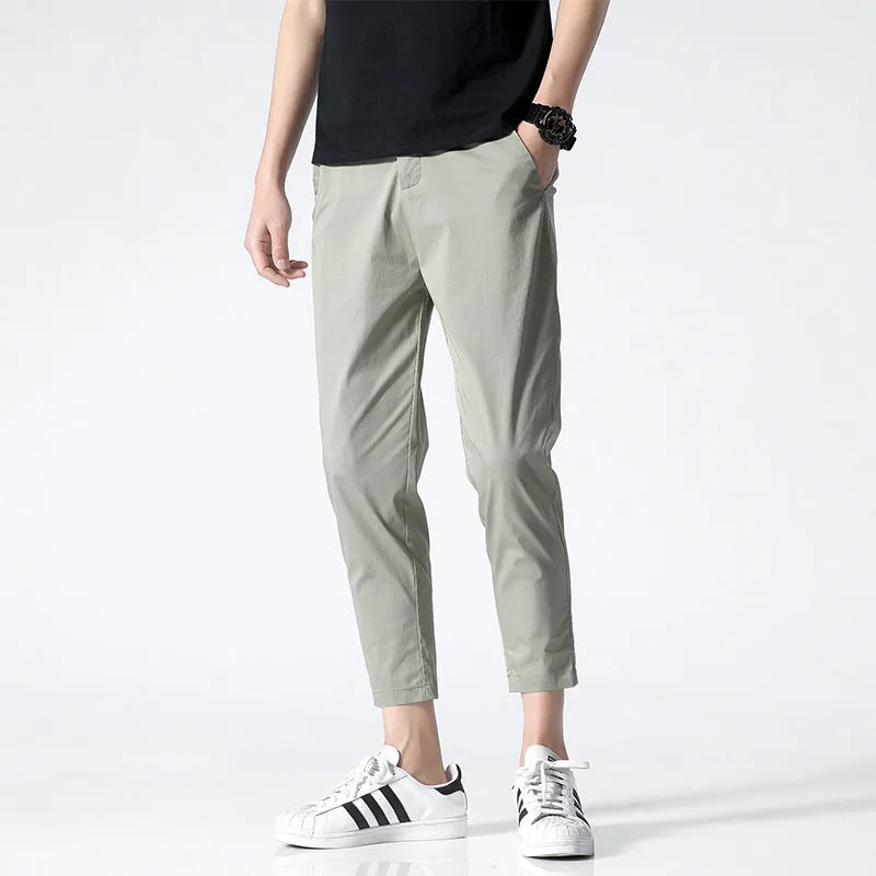 Men's Trend Casual Cropped Trousers