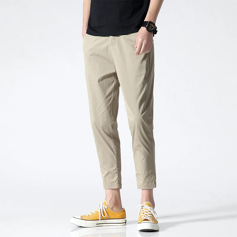 Men's Trend Casual Cropped Trousers