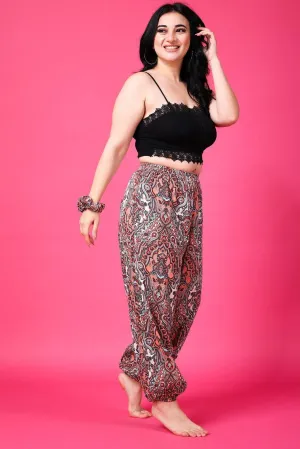 Multicolored Ethnic Printed Harem Pants