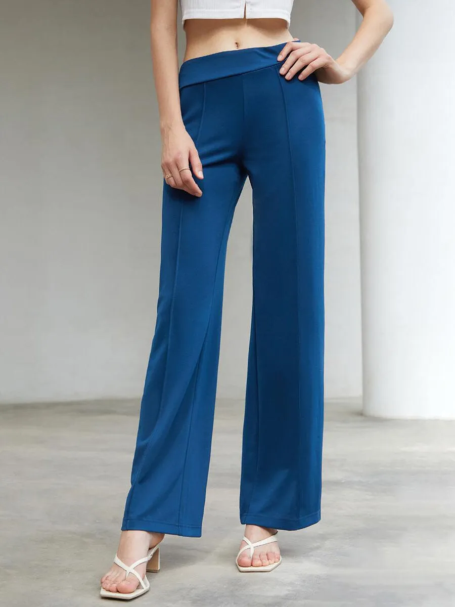 Natural Waist Straight Leg Pants