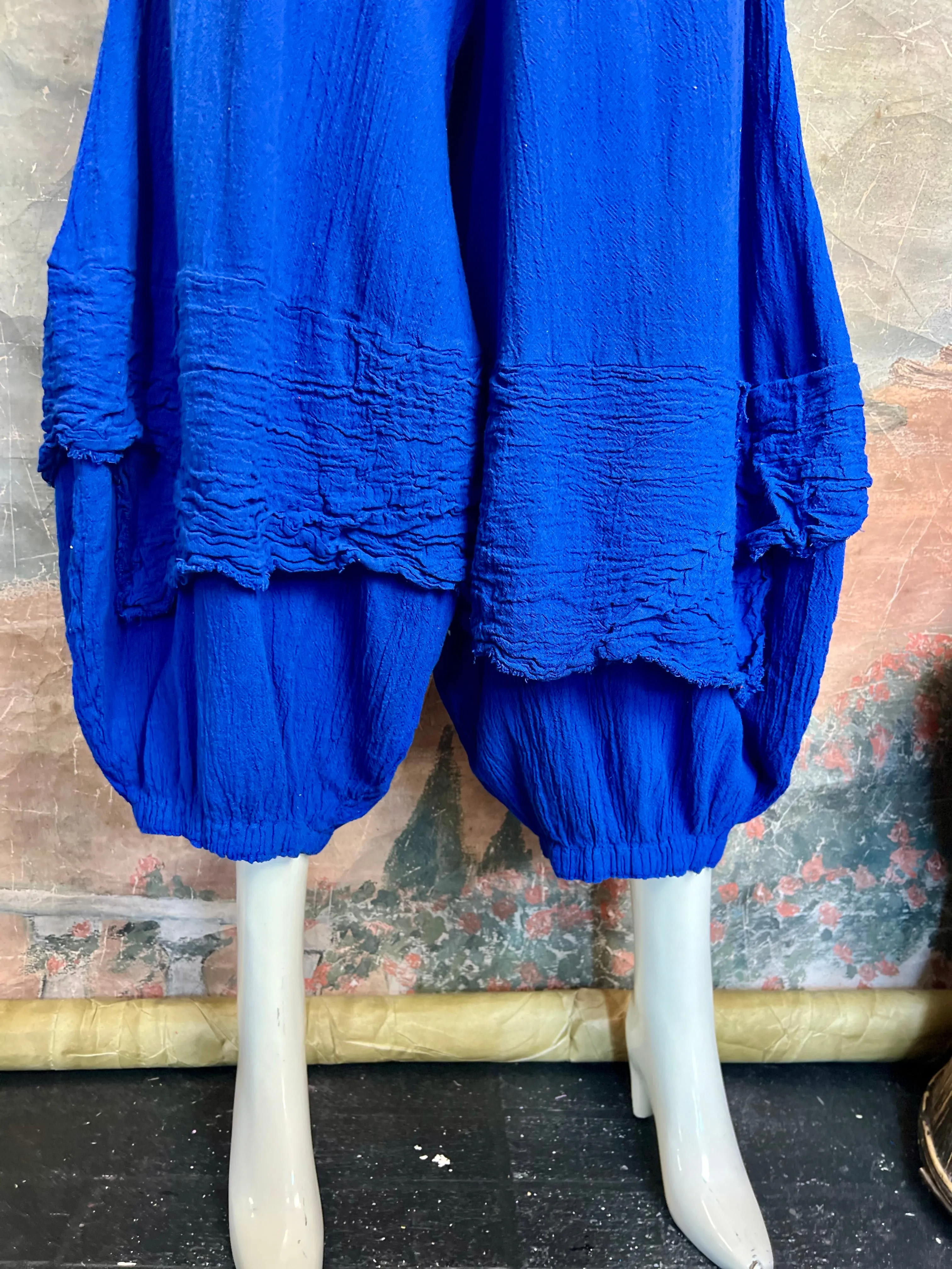 Oh My Gauze The GUCHI Pant-Cobalt Blue