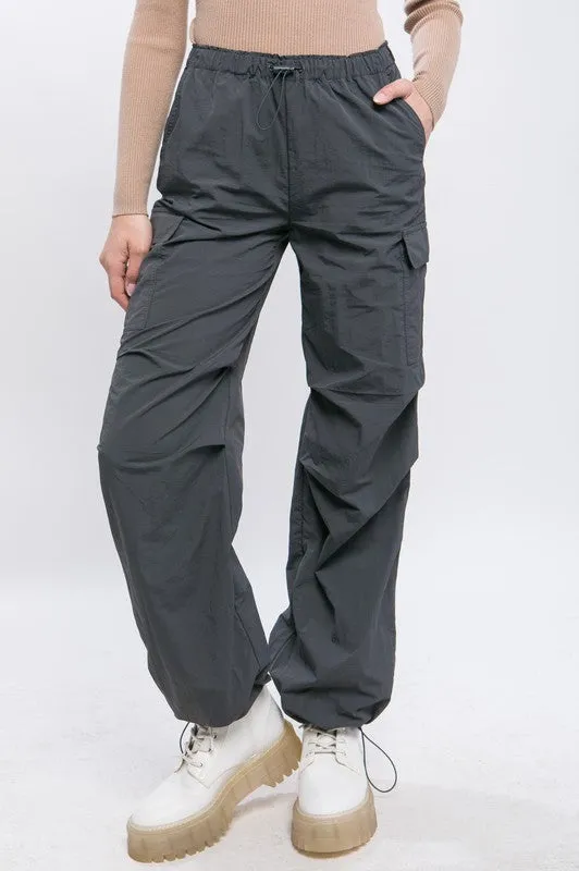 Parachute Pants Black