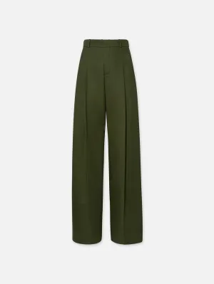 Pleated Wide Leg Pant -- Surplus