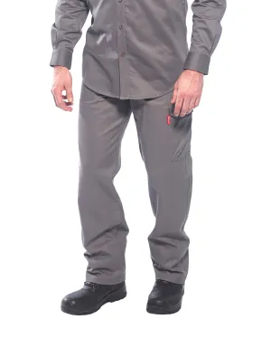 Portwest FR Gray Bizweld Cargo Pants BZ31GY