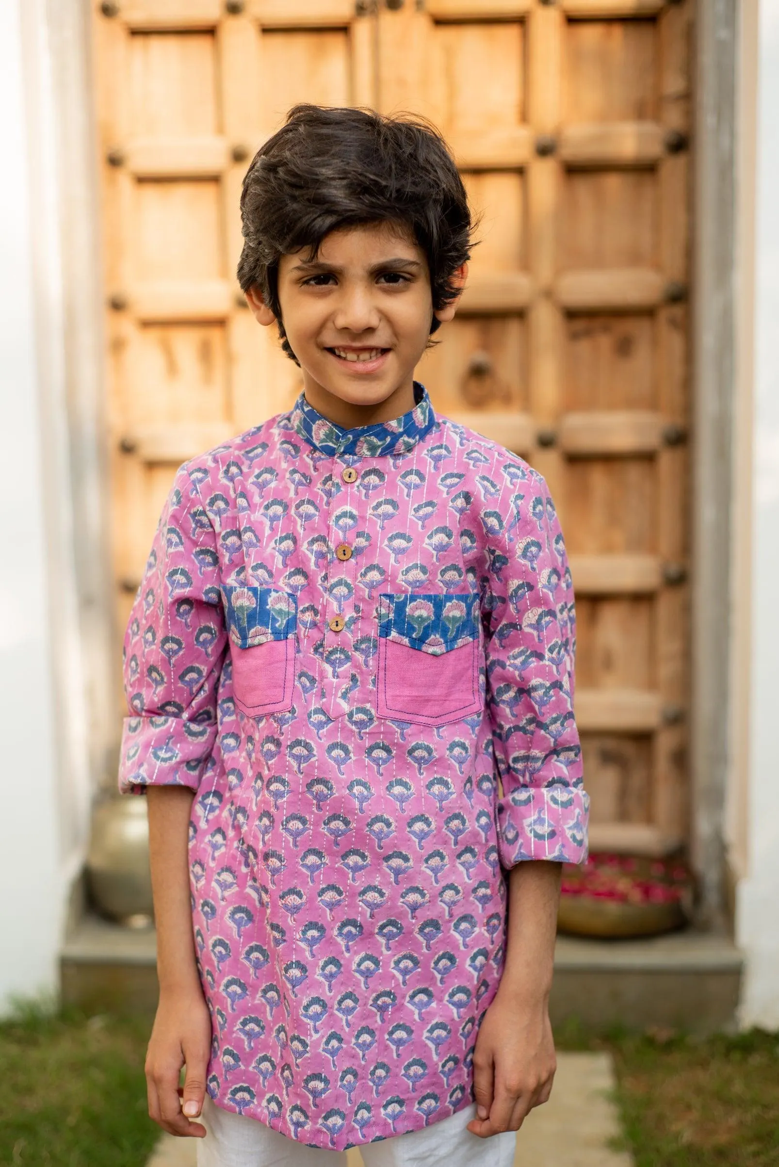 Purple Orchid kurta set