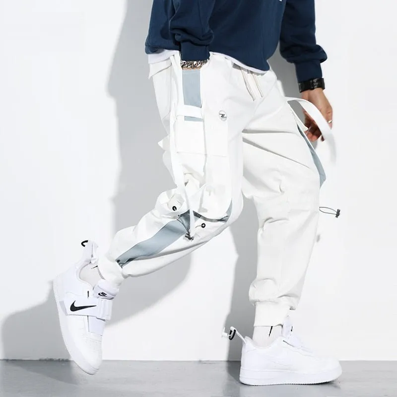 Ribbon  Cargo Jogger Pants