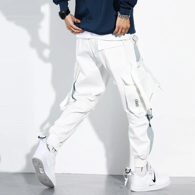 Ribbon  Cargo Jogger Pants