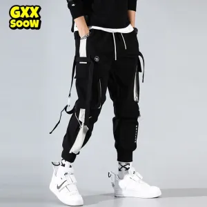 Ribbon  Cargo Jogger Pants