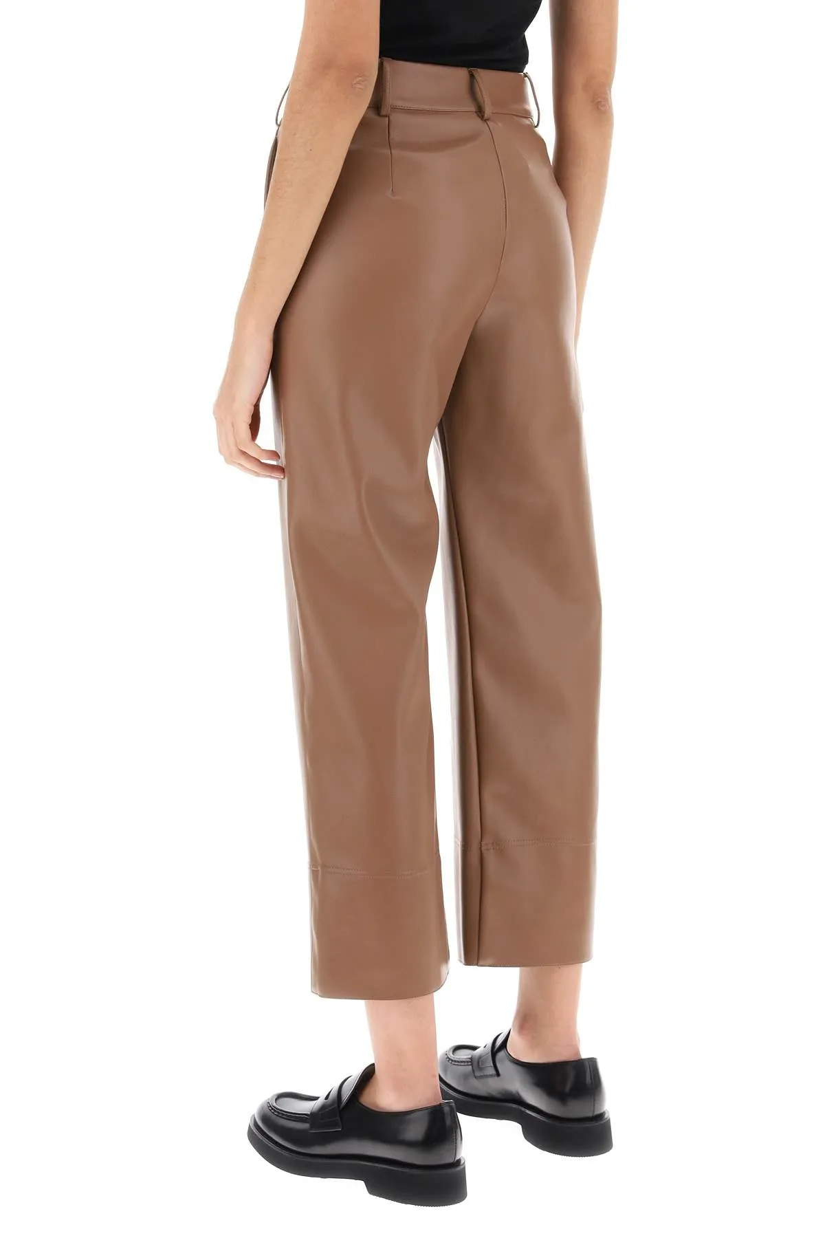 's Max Mara Soprano Faux-Leather Pants (Size - L)