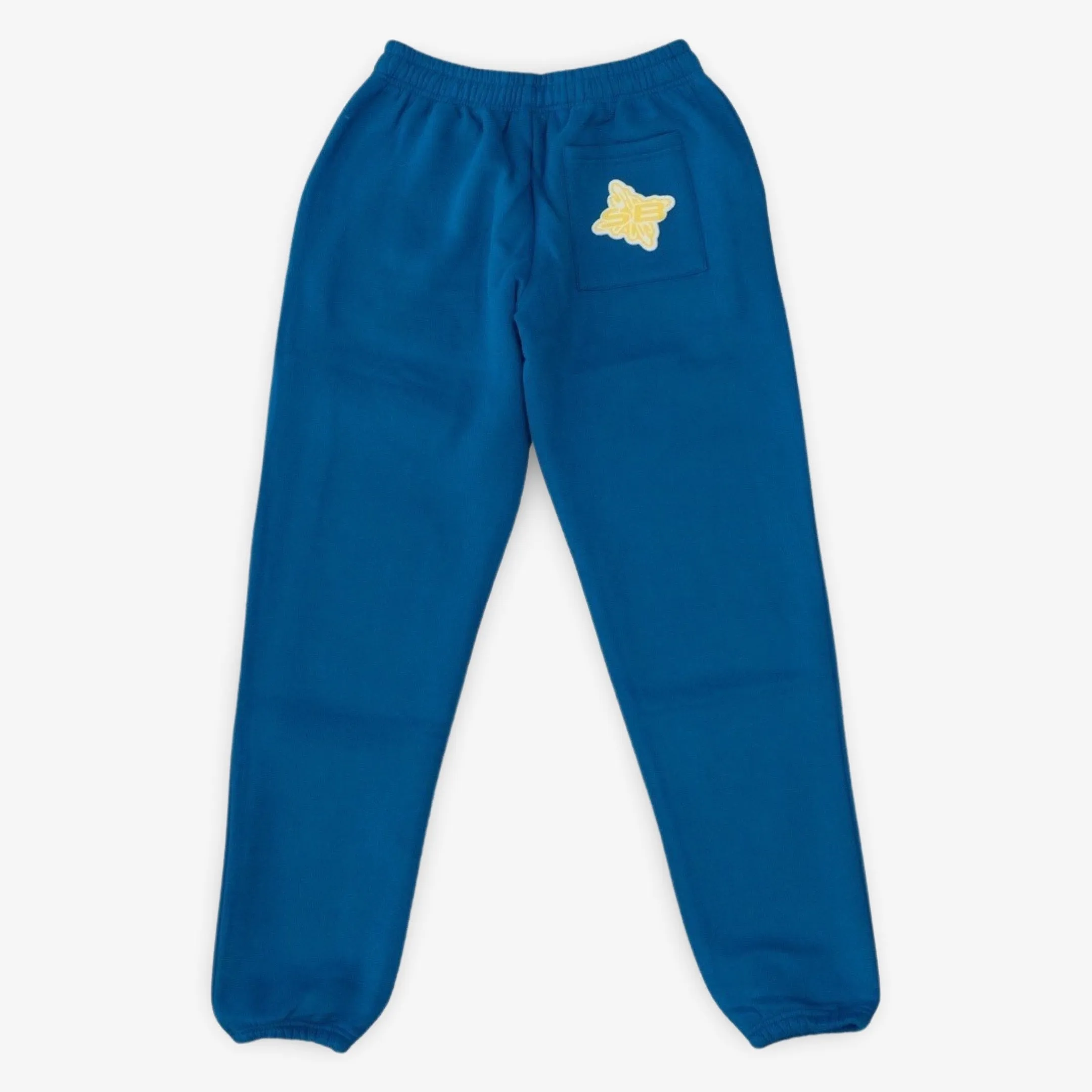 Stainbandz Puff Print Sweatpants 'SB Studios' Blue / Yellow