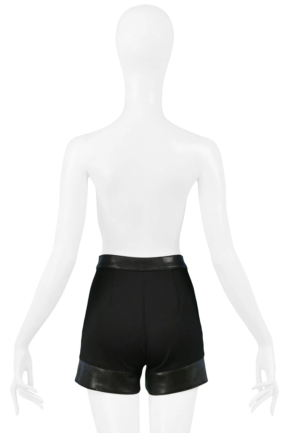 VERSACE COUTURE BLACK SHORTS