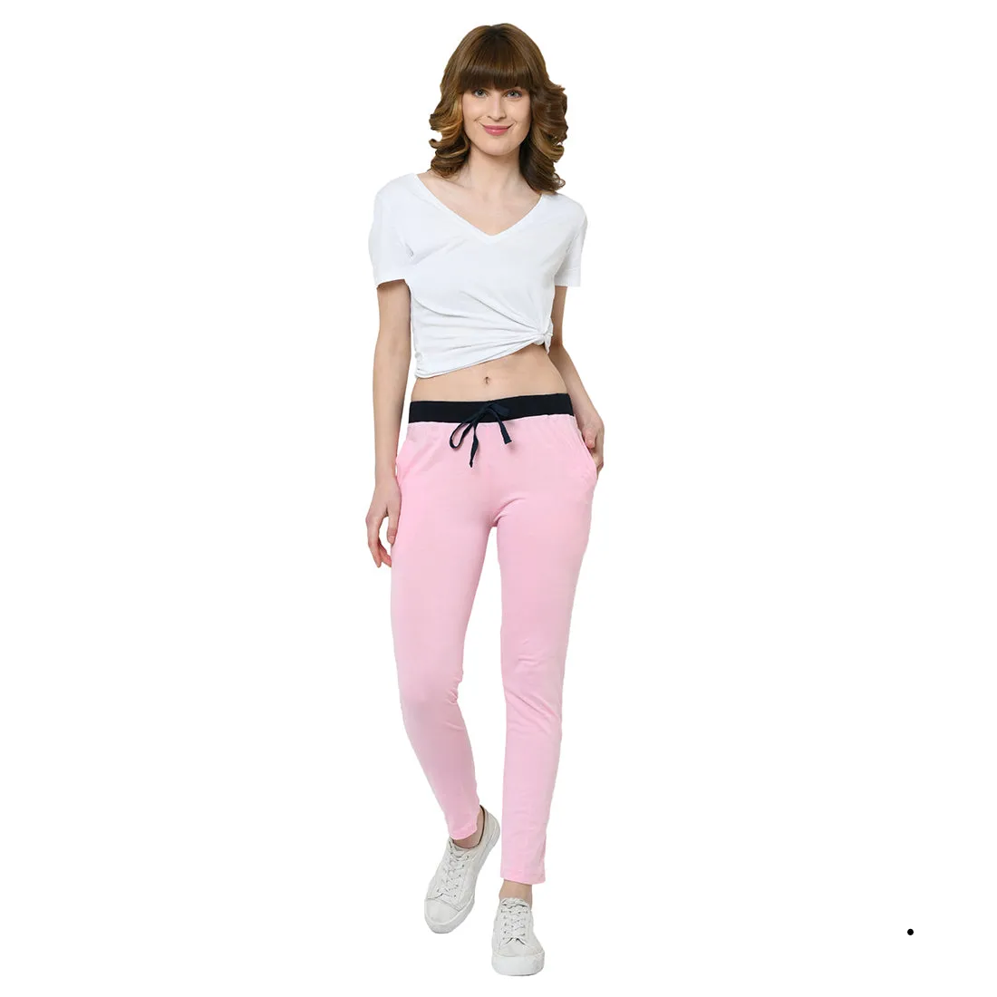 Vimal Jonney Pink Trackpant For Women's