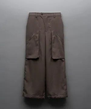 Wrap Cut Wide Cargo Pants